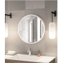 Dekoratif Yuvarlak Antre Hol Koridor Duvar Salon Mutfak Banyo Wc Ofis Aynası 50 cm DUVARAYNASI-002, one size